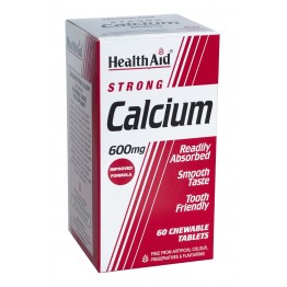 Calcium Strong 600mg Chewable 60 tabs Μέταλλα